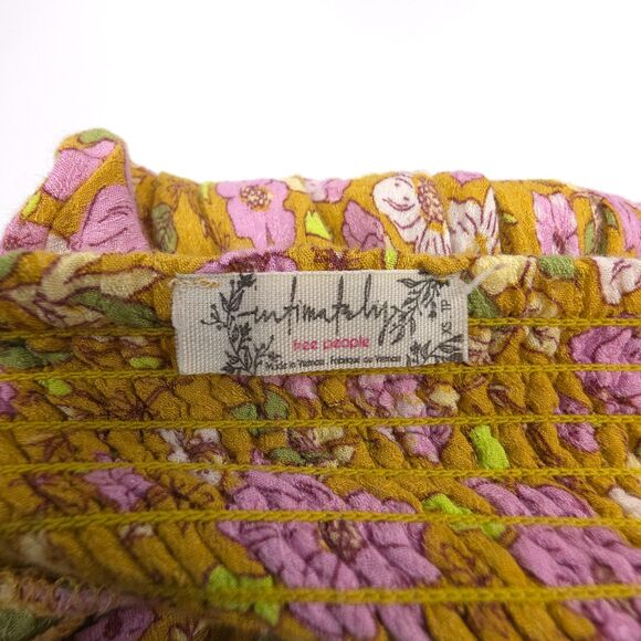 NEW Free People All I Wanted Maxi Slip Dress Cottagecore Floral Boho Soft Girl - Picture 2 of 8